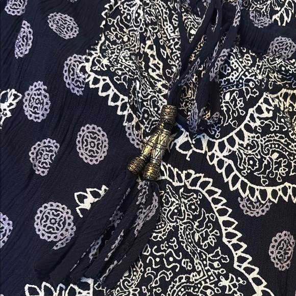 Bila Paisley Print Wide-Leg Pants lg - Picture 3 of 6